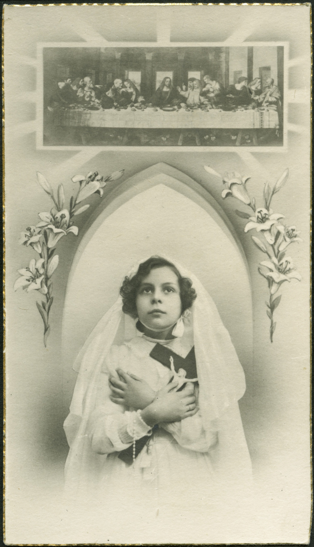 Image religieuse. Souvenir de ma communion solennelle. 