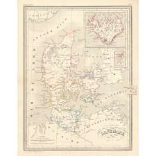 Carte du Danemark. 