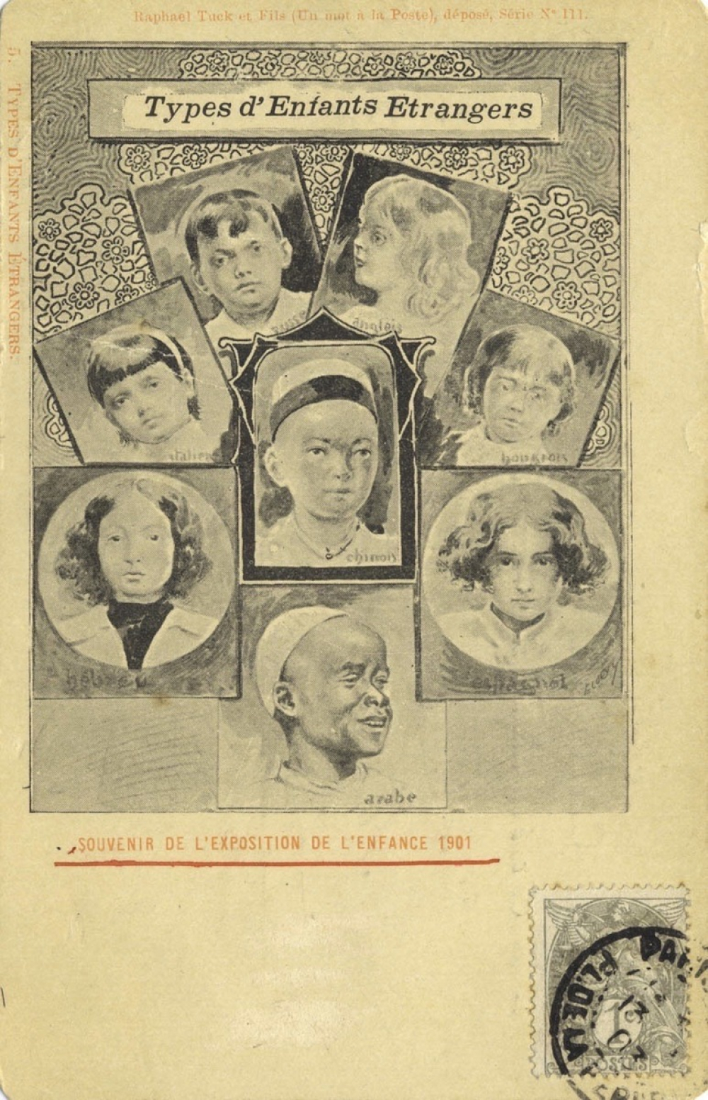 Types d'Enfants Etrangers - Souvenir de l'Exposition de l'Enfance 1901.