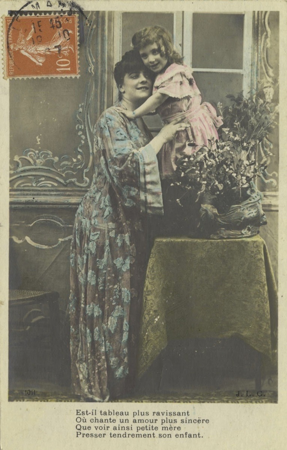 Fillette et sa mère. 