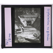 L'Or. Exploitation en galeries.