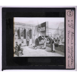 Désinfection et désinsection. Étuve à vapeur fixe dans un asile de nuit.