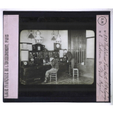 Les Pompiers. Intérieur d'un poste téléphonique. Caserne de Port-Royal.