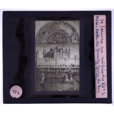 Paris au XVè siècle. Le Louvre au milieu du XVe s. Min. extr. de grandes heures du duc de Berry.