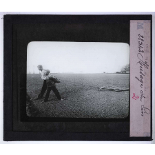 Le Lin. Culture et rouissage. Hersage du lin.