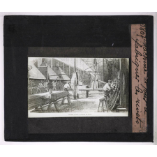 Industrie du fer. Machine et four à fabriquer les rivets.