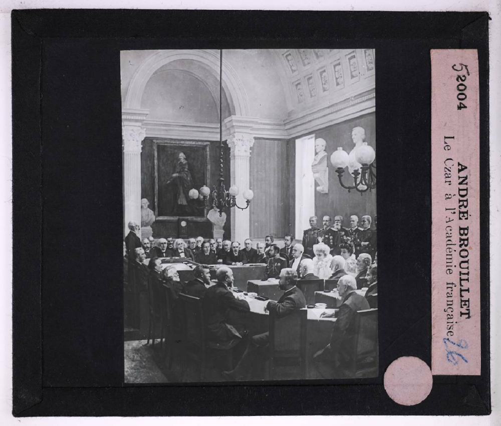 Les Peintres de la vie moderne. André Brouillet. Le Czar à l'Académie française.