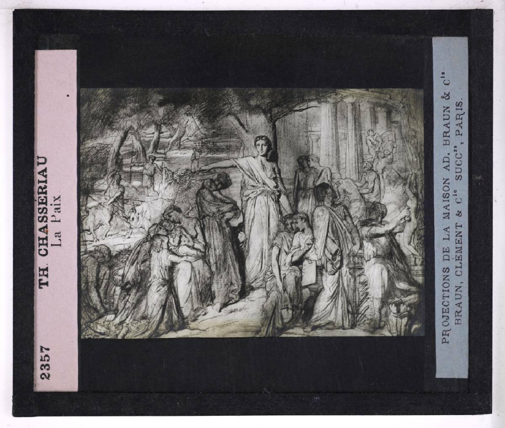 Les Peintres décorateurs. Th. Chassériau. La Paix.