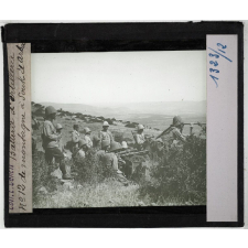 Le Maroc occidental et les Beni-Snassen. Batterie d'artillerie de montagne à Souk El Arba.