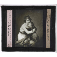 La Peinture française au XVIIIe siècle. Vigée Le Brun. Madame le Brun et sa fille. Préfecture de la Seine.