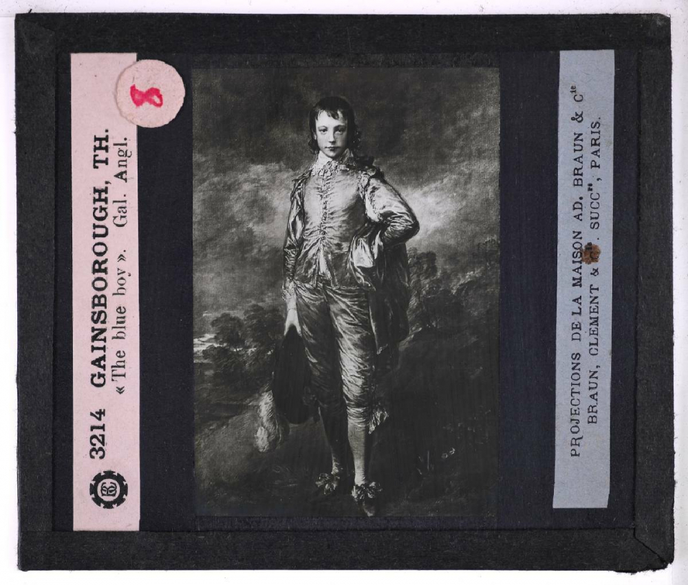 La Peinture anglaise. Gainsborough Th. The blue boy. Gal. Angl.