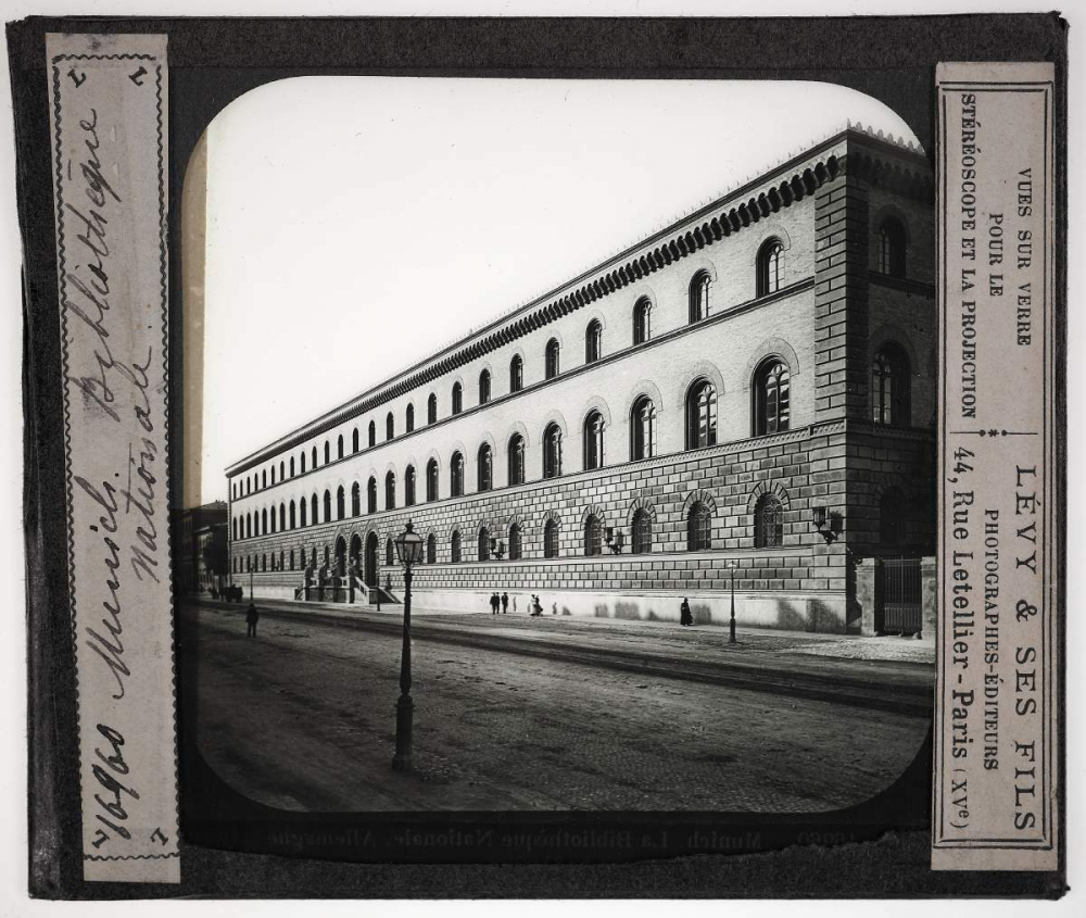 Allemagne du Sud. Munich. Bibliothèque Nationale.