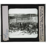 Voyage de Brazza. M. de Brazza remettant à Malioko le traité de protectorat.