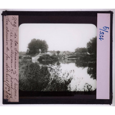 De la Somme à l'Aisne. L'ancien front, septembre 1914- mars 1917. Vic-sur-Aisne. Le pont du chemin de fer détruit.