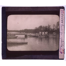 Les Travaux du génie dans un régiment de sapeurs mineurs. I. Fascinages, passerelles, ponts. Pont de pilotis.