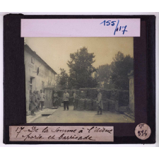 De la Somme à l'Aisne. L'ancien front, septembre 1914- mars 1917. Porte et barricade.