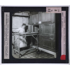 Un Hôpital moderne. Hôpital Pasteur (Services annexes). Sérothérapie. La glacière.