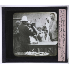 Le Paludisme. Recherche de l'index endémique chez les enfants au moyen de l'examen du sang.