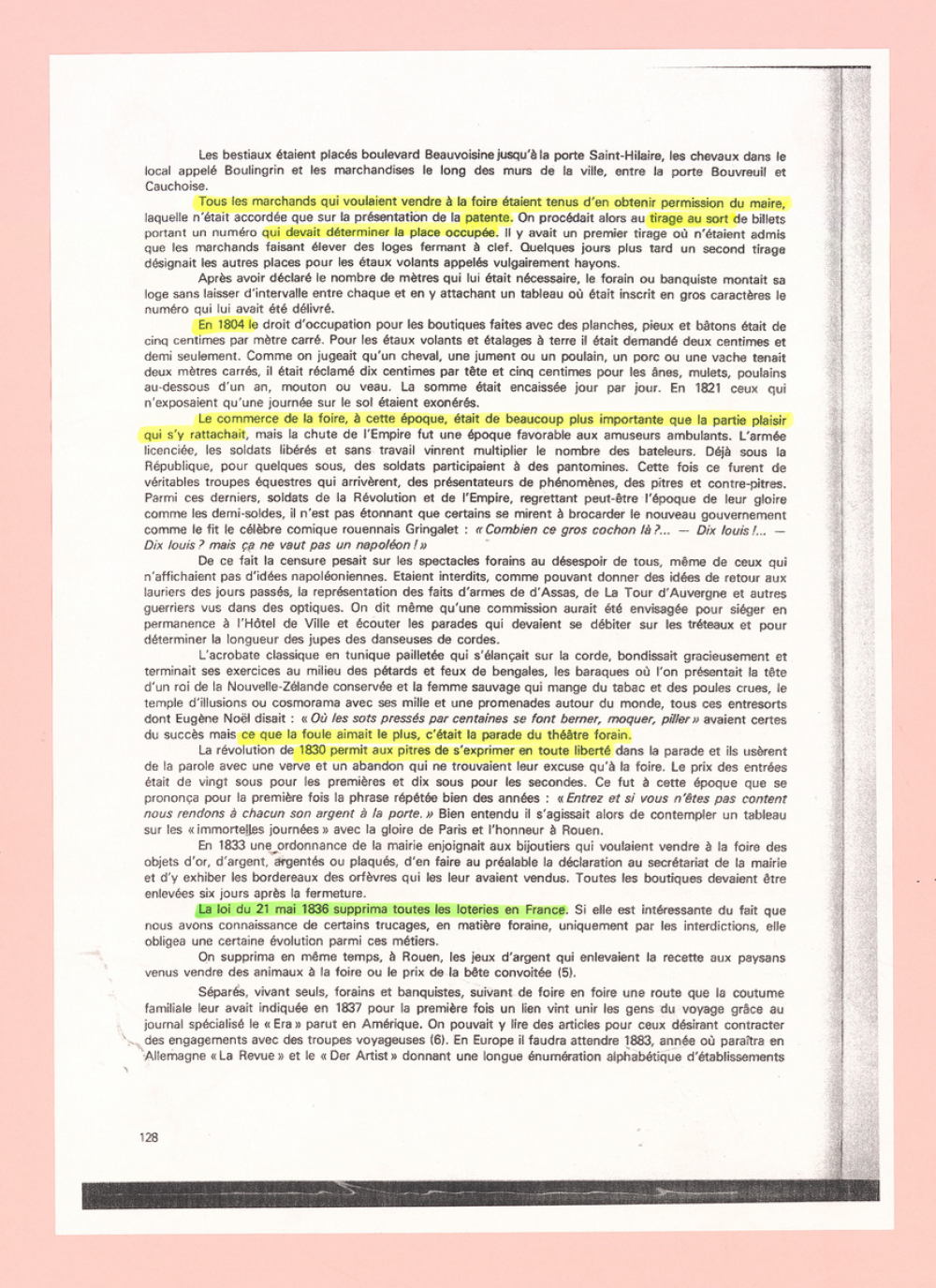 La fête foraine à la Saint-Romain de Rouen au XIXe siècle (2)