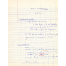 Cahier de composition française