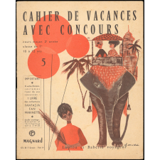 Cahier de vacances avec concours, cours moyen 2e année-classe de 7e-10 à 12 ans, 5, Loulou et Babette  voyagent