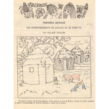 Cahier de vacances avec concours, cours élémentaire 2e année-classe de 9e-8 à 9 ans, 3, Loulou, Babette à travers les âges