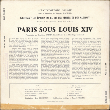 Paris sous Louis XIV