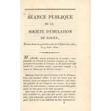 Séance publique de la Société d'Émulation de Rouen, Tenue le 9 juin 1820.