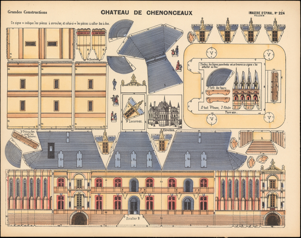 Grandes constructions : château de Chenonceaux : N° 224