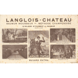 Buvard publicitaire : Mousseux Langlois-Château