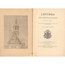 Lettres d'un lycéen et d'un étudiant de 1847 à 1854