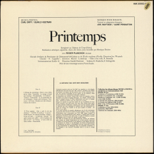 Printemps. Musica poetica. .