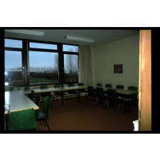 Rencontre des pères aubergistes France Allemagne à Sarrebruck : salle de réunion