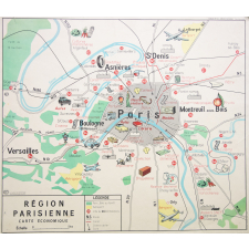 Paris<br/>Région Parisienne : carte économique