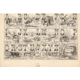 Alphabet des animaux. Alfabeto de los animales.