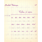 Cahier d'essais