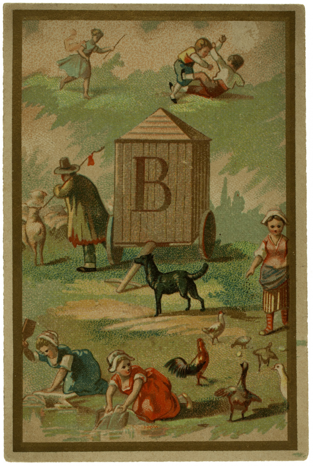 Cartes alphabétiques à collectionner. 