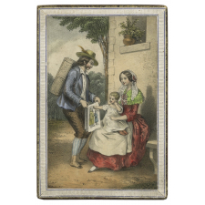 Le colporteur. Boîte.