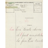 Devoir d'écriture