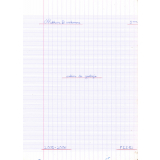 Cahier de géologie et SVT