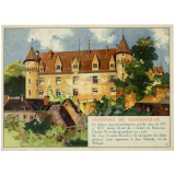 Buvard publicitaire. Château de Montrésor. Chocolat Delespaul-Havez. 