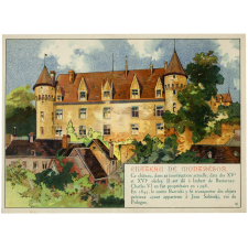 Buvard publicitaire. Château de Montrésor. Chocolat Delespaul-Havez.