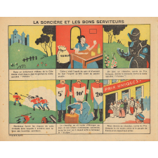 La sorcière et les bons serviteurs.