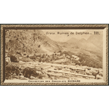 Image publicitaire - Grèce. Ruines de Delphes