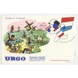 Buvard publicitaire. Urgo. En Hollande.