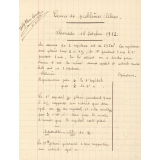 Cours de problèmes libres