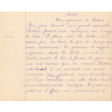 Cahier de devoirs / Ecole publique de filles / Les Ponts de Cé.