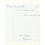 Cahier du jour
