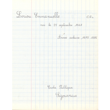 Cahier du jour