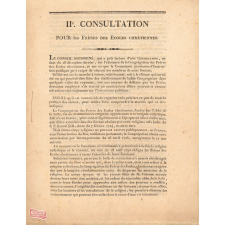 IIe Consultation pour les Frères des Ecoles chrétiennes.